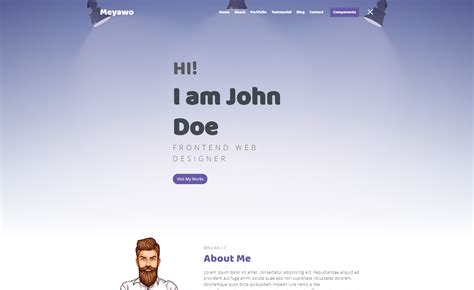 Website Portfolio Template Free