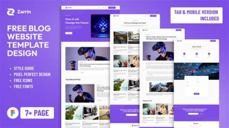 Website Template Blog Creative Fast