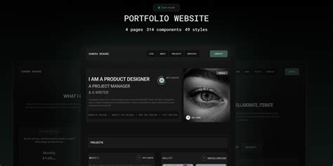 Website Template For Portfolio