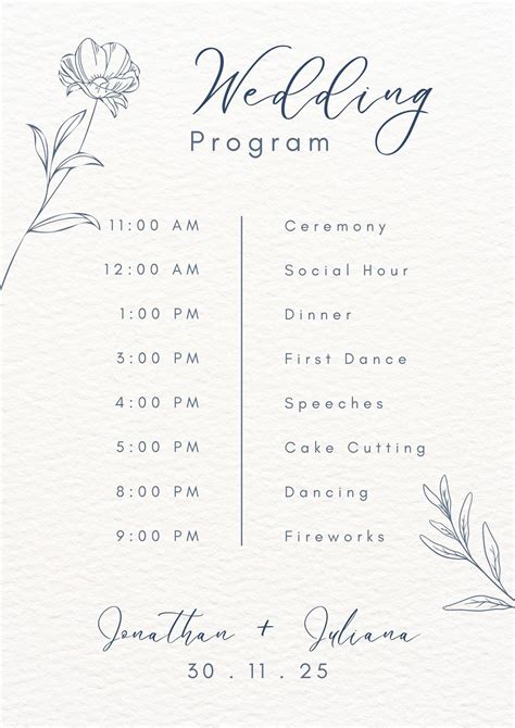 Wedding Party Template