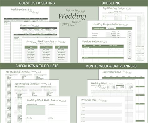 Wedding Planner Template Excel