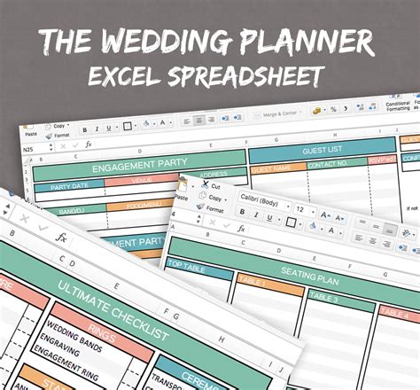 Wedding Planning Excel Template Free