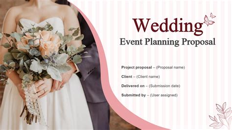 Wedding Planning Proposal Template