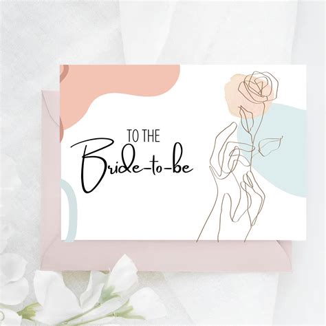 Wedding Shower Card Template