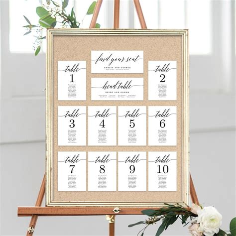 Wedding Table Template