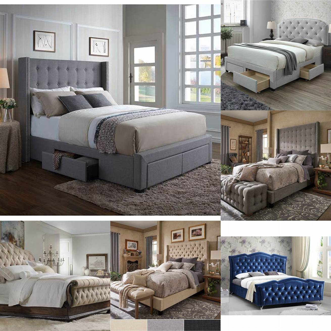 Weight Tufted beds can be heavy and bulky which can make them difficult to move around or transport if you need to move to a new house