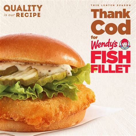 Wendy's Fish Sandwich in the menu