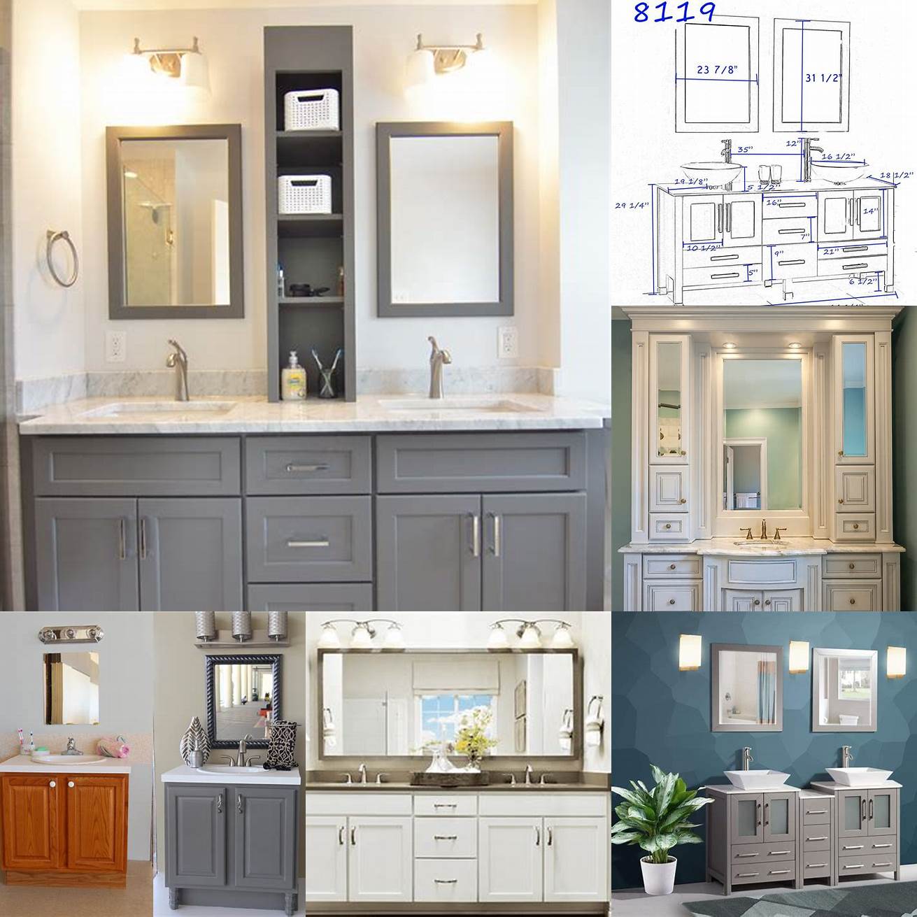 What is the difference between a bathroom vanity and a cabinet
