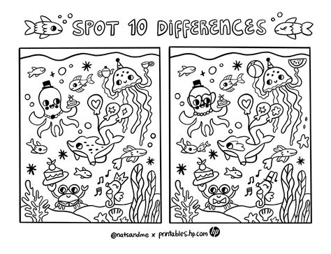 What's The Difference Pictures Printables