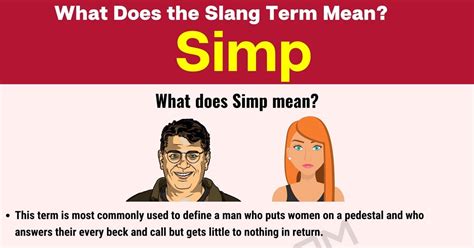 What Does Simp Mean Slang