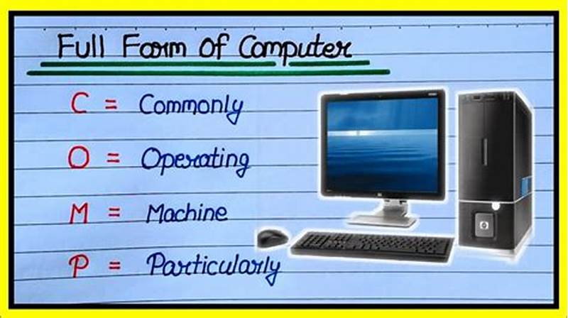 What Is Full Form Computer