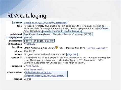 What Is Rda In Cataloging