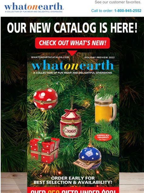 What On Earth Catalog Request