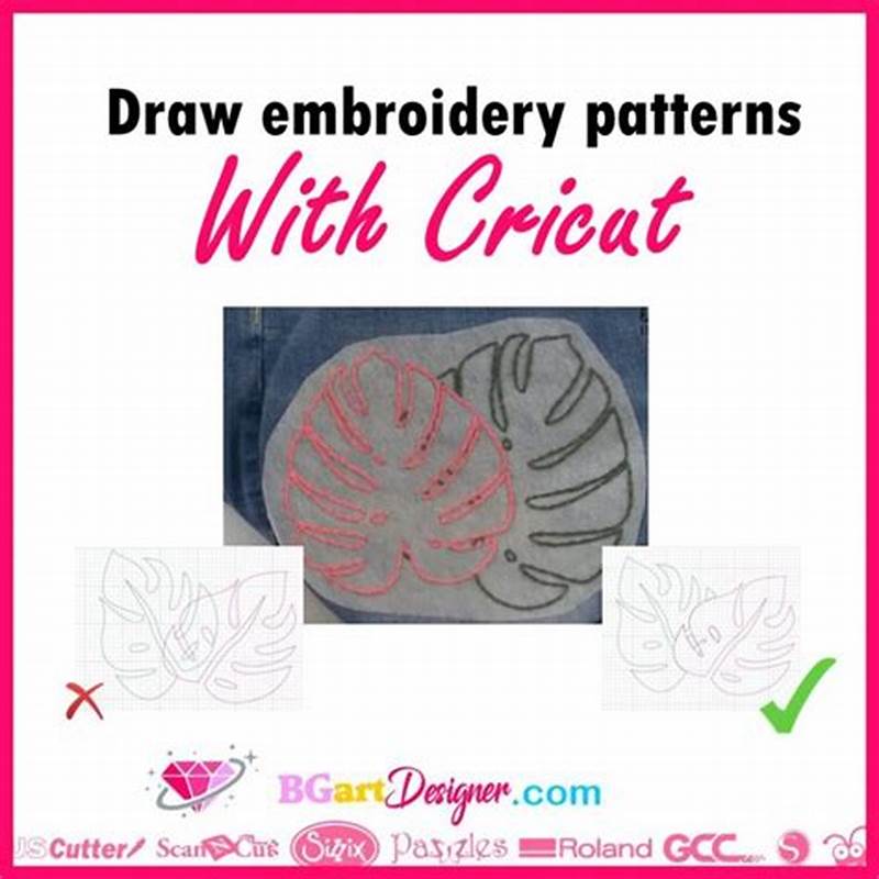 What To Use To Draw Embroidery Pattern