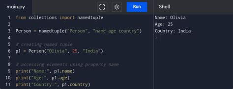 What are named tuples in Python
