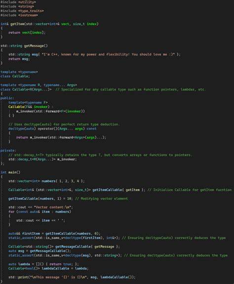 What are some uses of decltypeauto