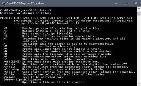 What are the undocumented features and limitations of the Windows FINDSTR command