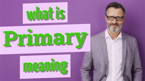 What does ON PRIMARY mean