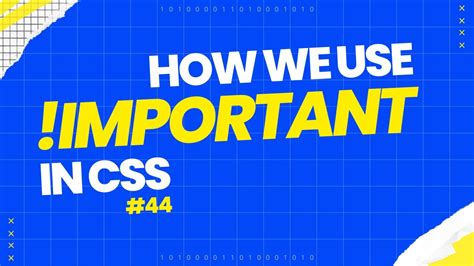 What does important mean in CSS