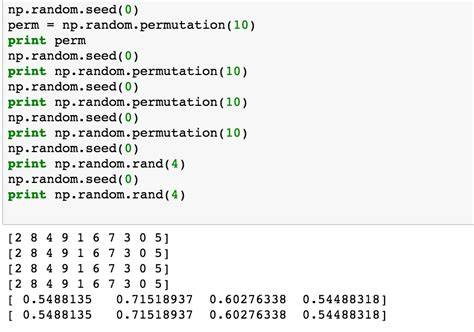 What does randomseed do in Python