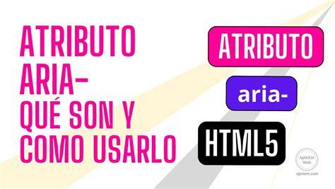 What is HTML5 ARIA