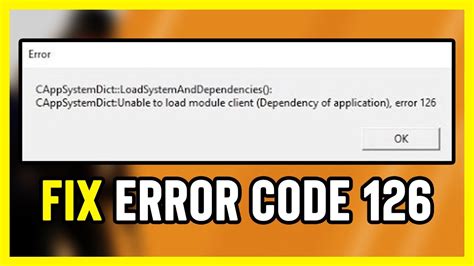 7 Ways to Fix Error Code 126 Fast