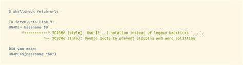 What is the benefit of using  instead of backticks in shell scripts duplicate