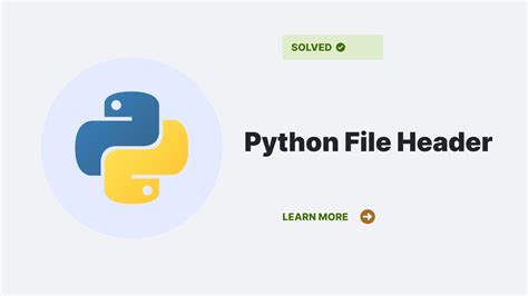 What is the common header format of Python files