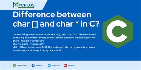 What is the difference between char array and char pointer in C
