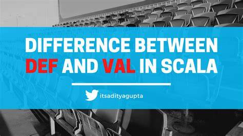 What is the difference between def and val to define a function