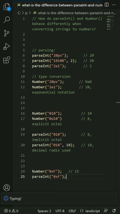 What is the difference between parseIntstring and Numberstring in JavaScript duplicate