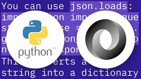 Whats the best way to parse a JSON response from the requests library