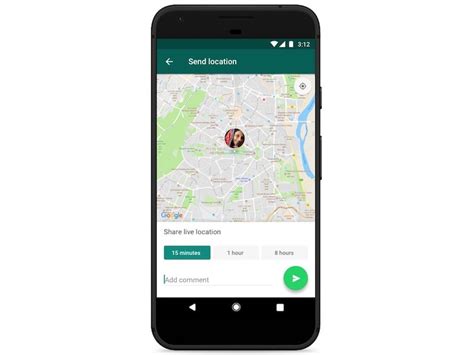 WhatsApp Location Sharing