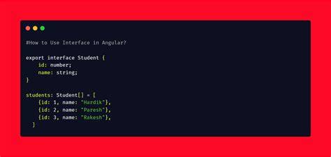 When to use Interface and Model in TypeScript  Angular