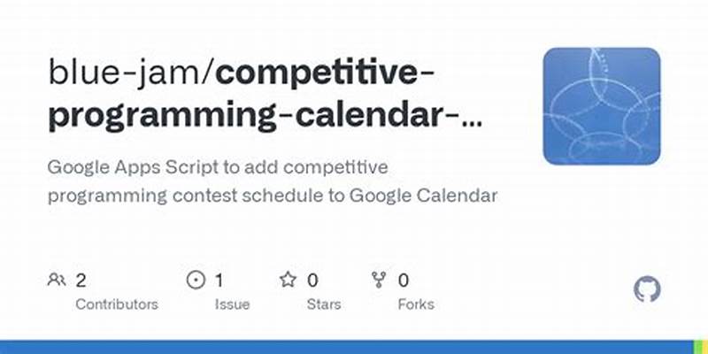 Where To Find Competitive Programming Contest Calendar