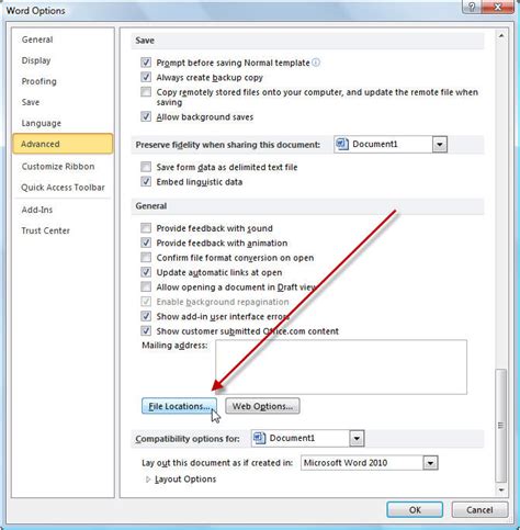 Where To I Find The Location For Templates In Word