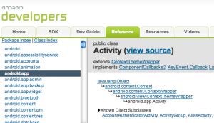 Where can I find Android source code online closed