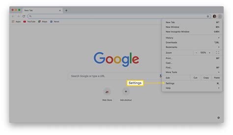 Where to Change Default Search Engine in Chrome