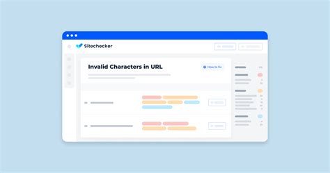 Which characters make a URL invalid