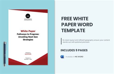 White Paper Template Word Free