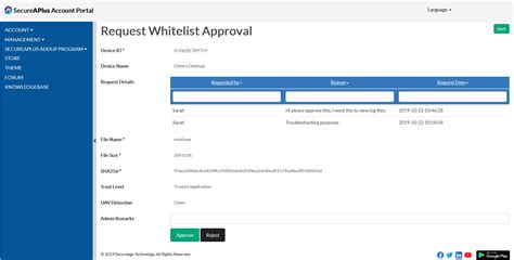 Whitelist Request