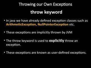Why explicitly throw a NullPointerException rather than letting it happen naturally