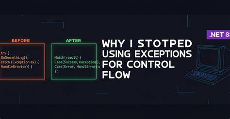 Why not use exceptions as regular flow of control