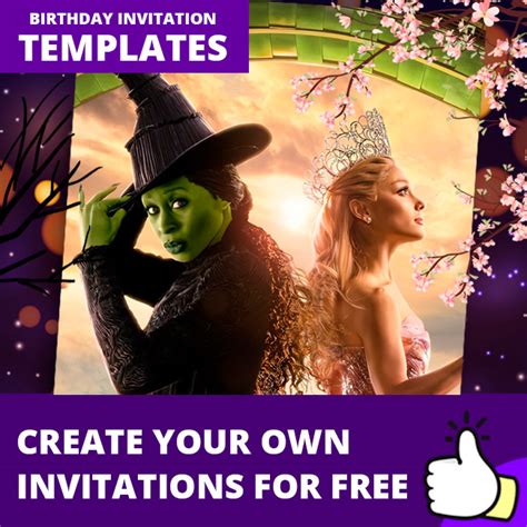 Wicked Invitation Template Free