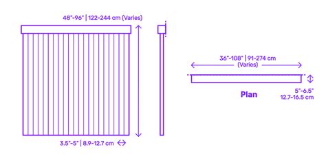 Window Blinds Sizes Chart