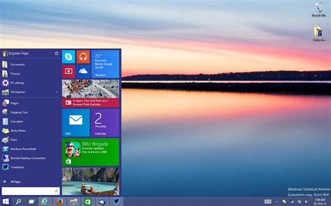 Windows 10 New Preview