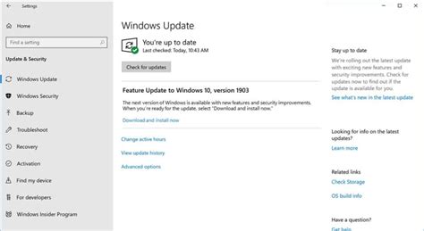 Windows Update Catalog 10 1903 Feature Update