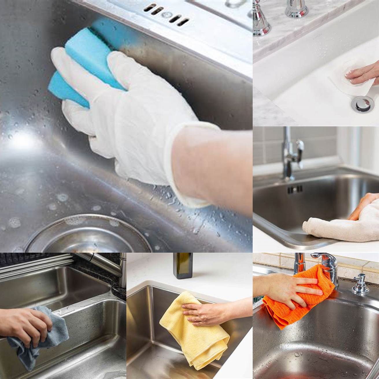 Wipe down the sink after each use to prevent water spots and stains