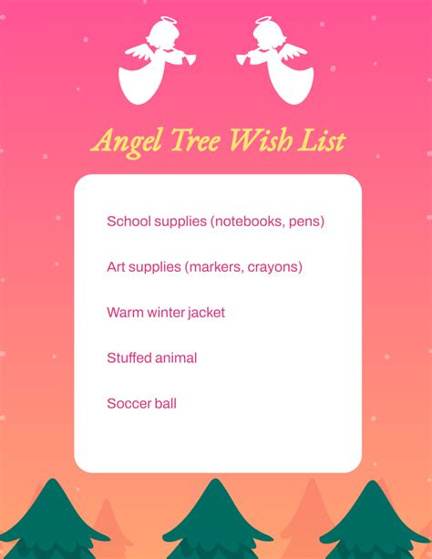 Wish Tree Template