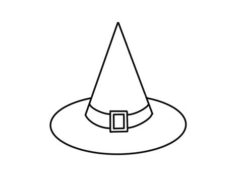 Witches Hat Template